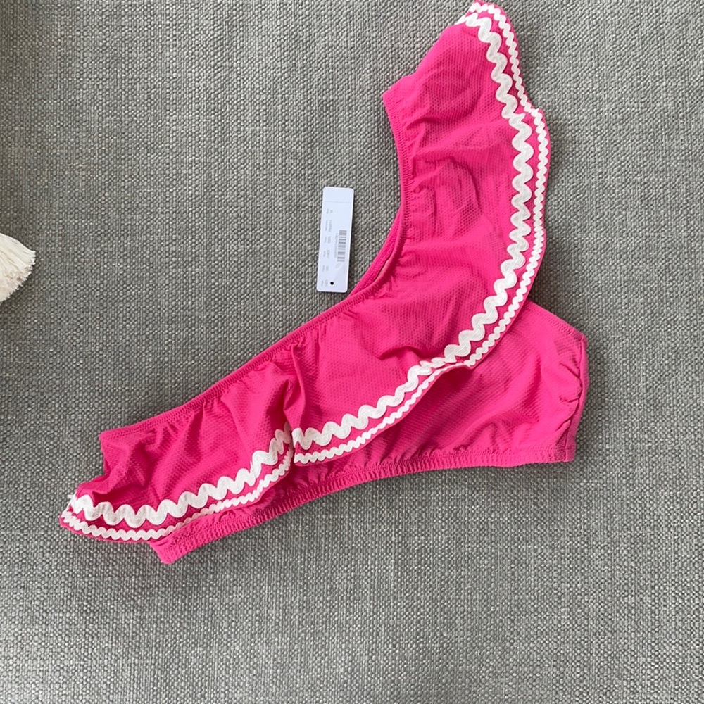 New J.crew pink bathing suit top